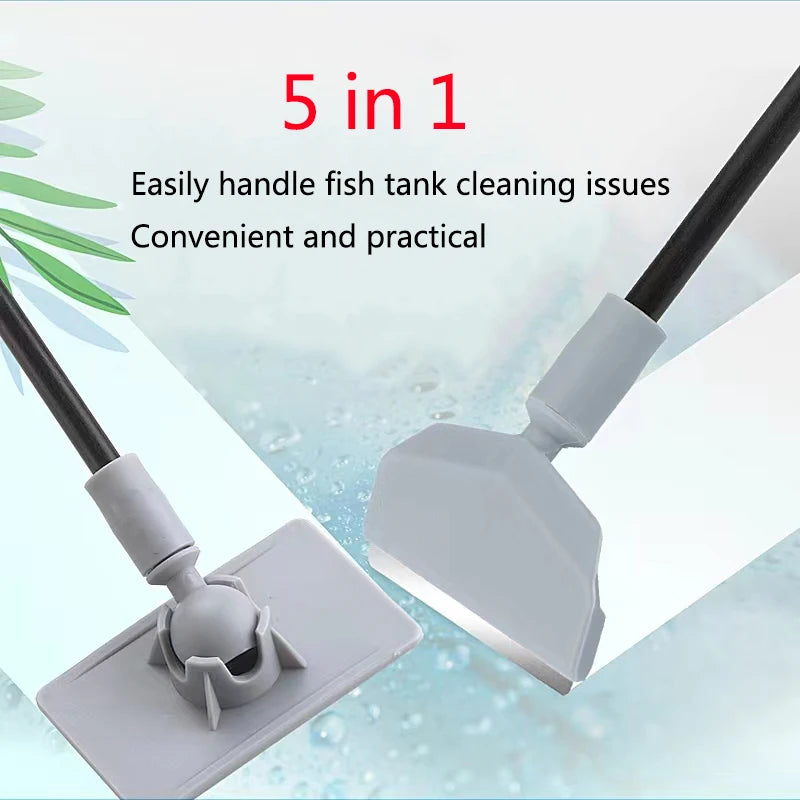 Aquarium Fish Tanks Cleaning Tools Kit Algae Tank Cleaner Set Aquarium Cleaner Fish Tank Net Scraper Sponge accessories