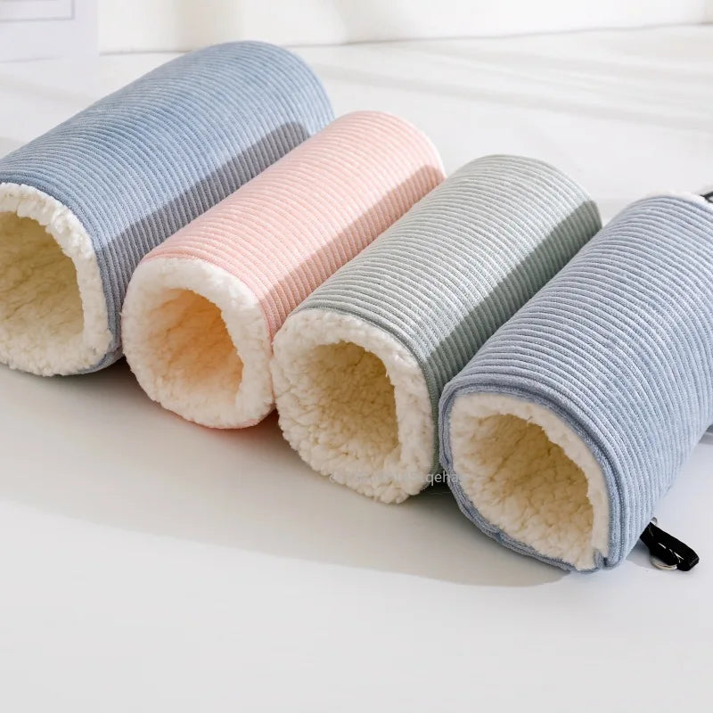 Hamster Plush Tunnel Hammock – Warm Cozy Nest for Small Animals