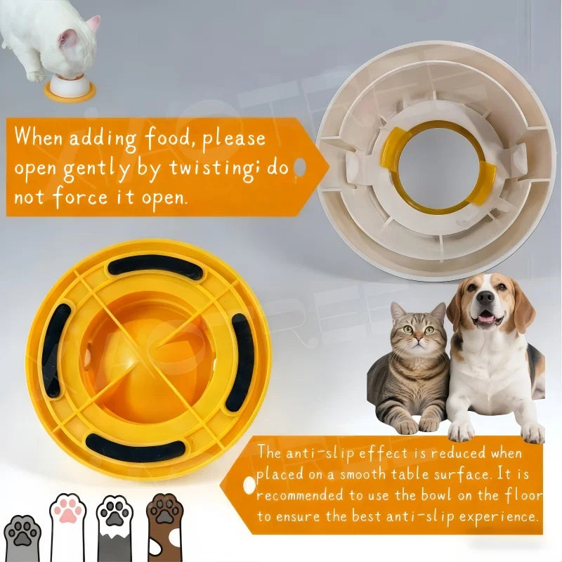 Dog & Cat Lick Mat – Slow Feeder Non-Slip Licking Bowl for Calm & Enrichment