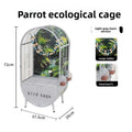 Large Bird Parrot Metal Acrylic Cage Easy Clean Bird-watching Ecological Villa Budgie Parrot Canary Pet Breeding Playground