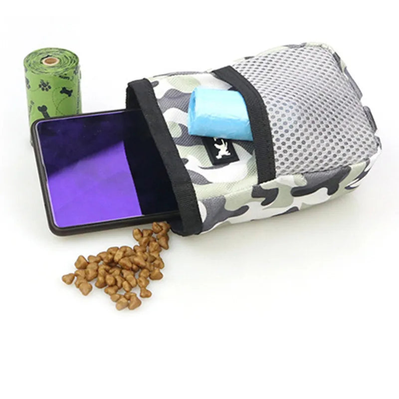 Dog Training Treat Pouch – Portable Snack Reward Bag with Waist Clip