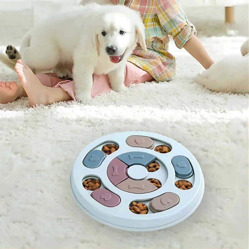 Interactive Dog Feeder Toy – Slow Food Dispenser for Mental Stimulation & Training