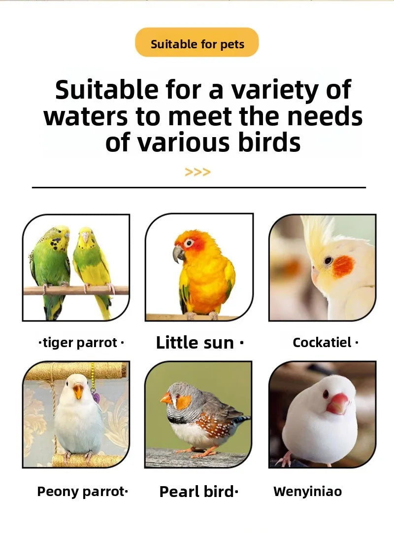 Large Bird Parrot Metal Acrylic Cage Easy Clean Bird-watching Ecological Villa Budgie Parrot Canary Pet Breeding Playground