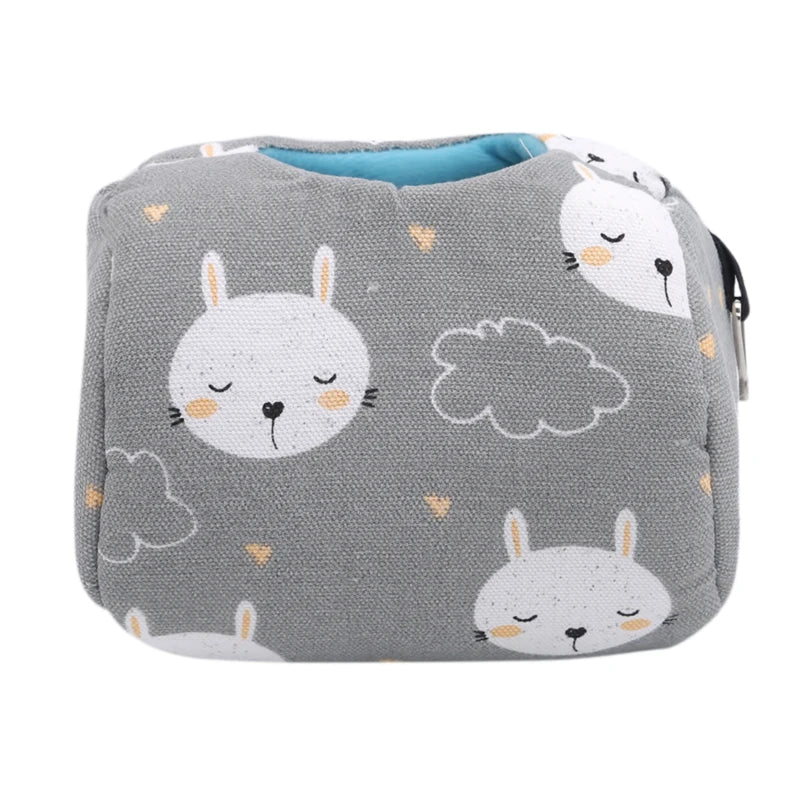 Hamster House Warm Soft Beds And Houses Rodent Cage Printed Hammock for Rats Cotton Guinea Pig Hanging Cage Small Animal