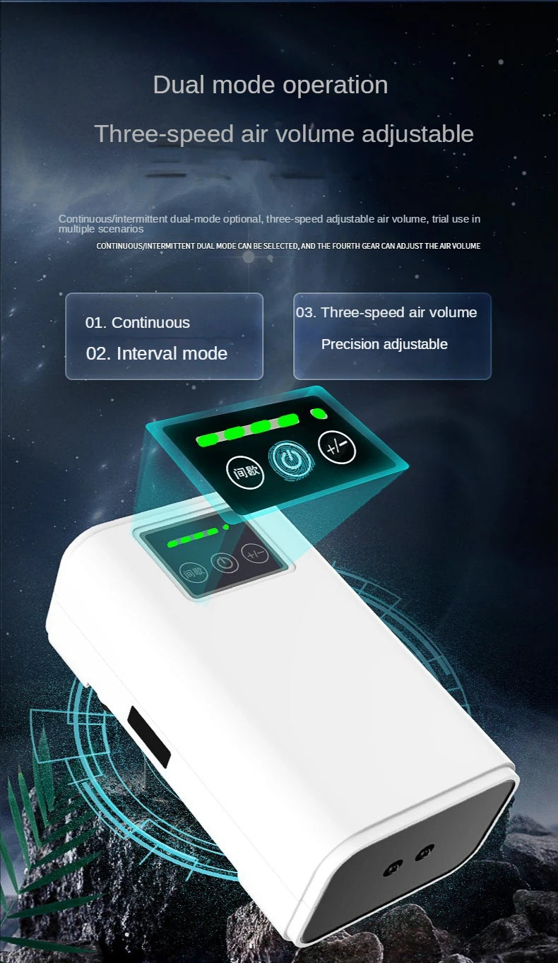 Aquarium Fish Tank Oxygen Pump Charging Dual-Purpose Air Pump Usb Lithium Battery Household Portable Fishing Mute 6000mA Outdoor