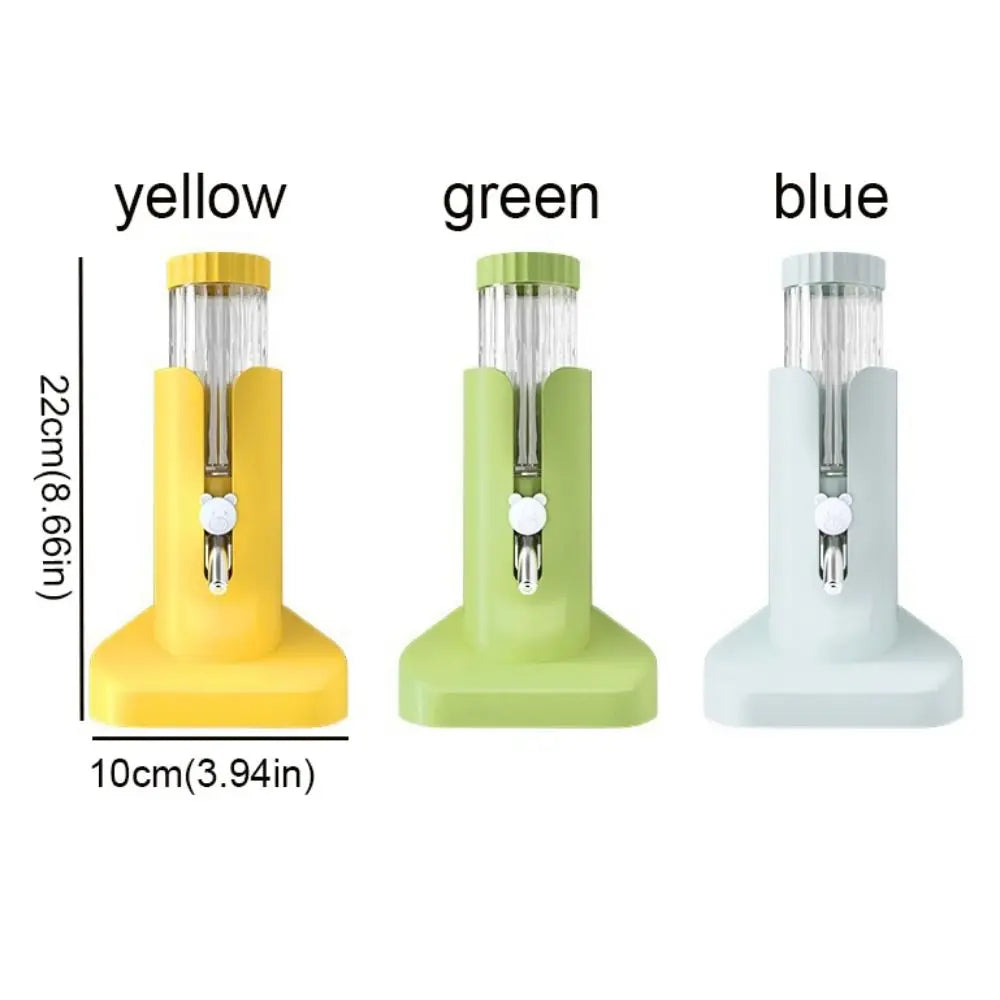 Hamster Water Bottle with Stand – Leak-Proof & Height Adjustable Dispenser