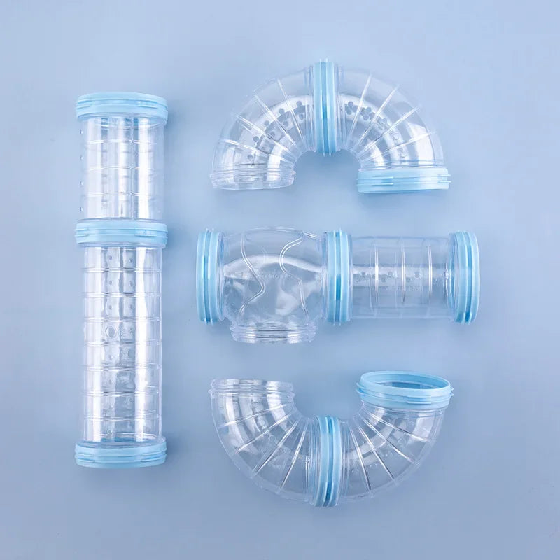 Hamster DIY Tunnel Maze Set – Modular Pipe System for Small Pets