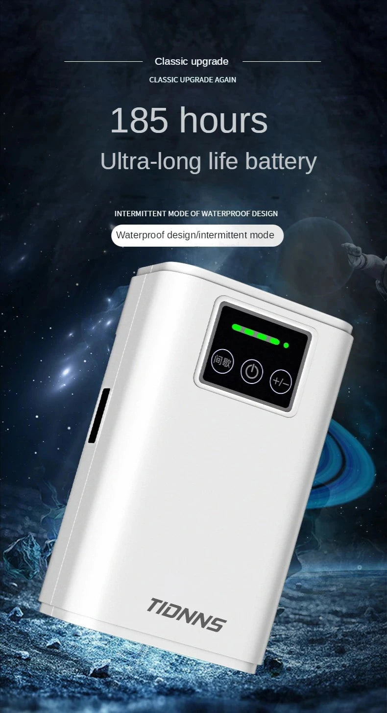 Aquarium Fish Tank Oxygen Pump Charging Dual-Purpose Air Pump Usb Lithium Battery Household Portable Fishing Mute 6000mA Outdoor