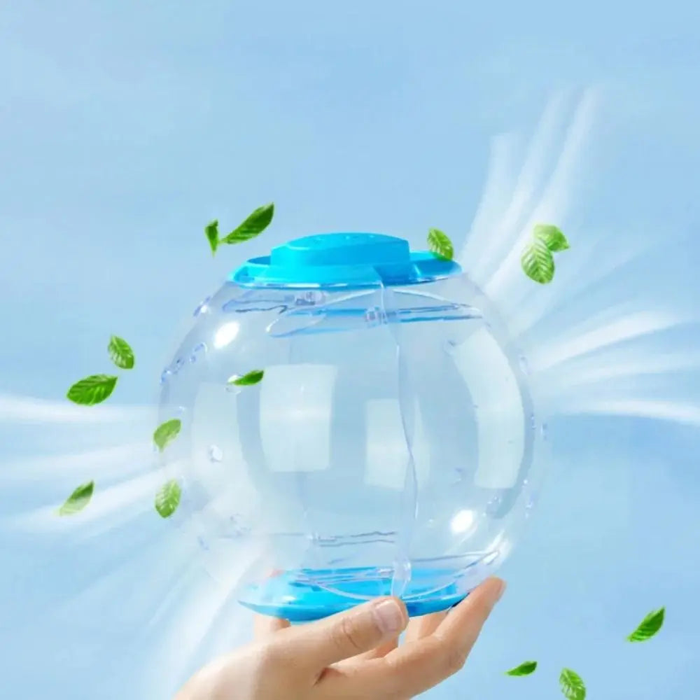 Hamster Exercise Ball – Transparent Running Ball with Traction Rope (14cm / 18cm)