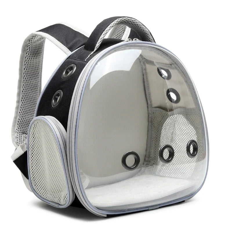 Bird Backpack Bird Carrier Travel Bag for Birds ParrotS Small Pet Acrylic Bubble Portable Bird Cage Outdoor Travel Hiking