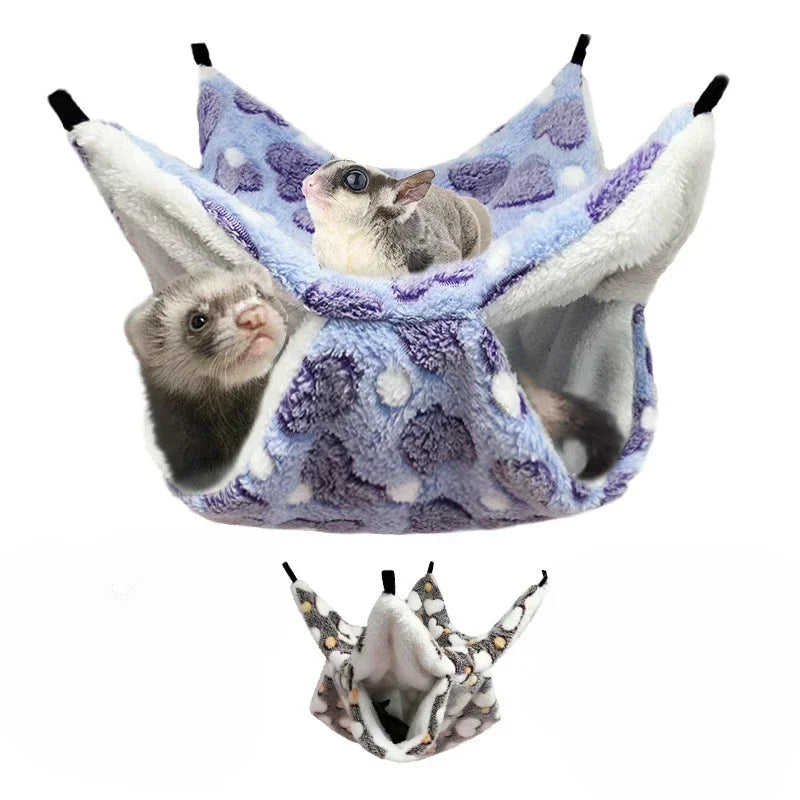 Hamster Sand Bath Container – Fully Transparent Anti-Spill Bathroom for Small Pets