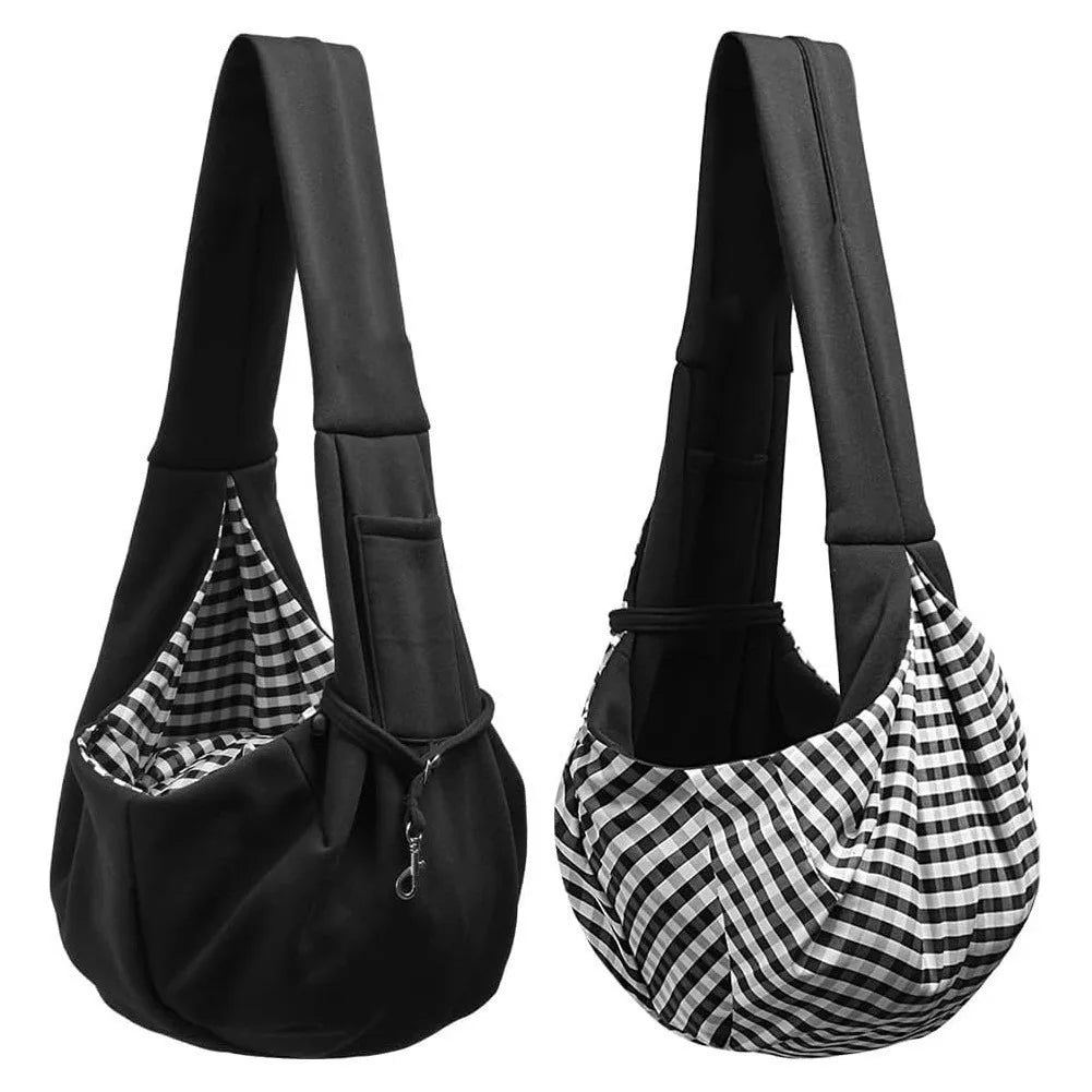 Dog Carrier Sling - Hand-Free Dog Carriers for Small Dogs and Cats, Puppy Sling Carrier, Travel Safety Harness,Puppy Essentials