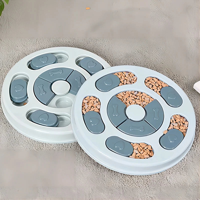 Interactive Dog Feeder Toy – Slow Food Dispenser for Mental Stimulation & Training