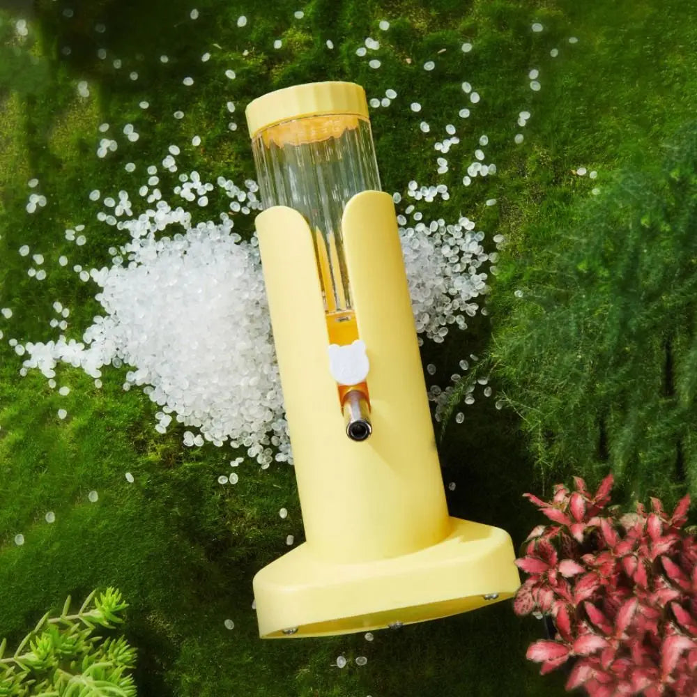 Hamster Water Bottle with Stand – Leak-Proof & Height Adjustable Dispenser