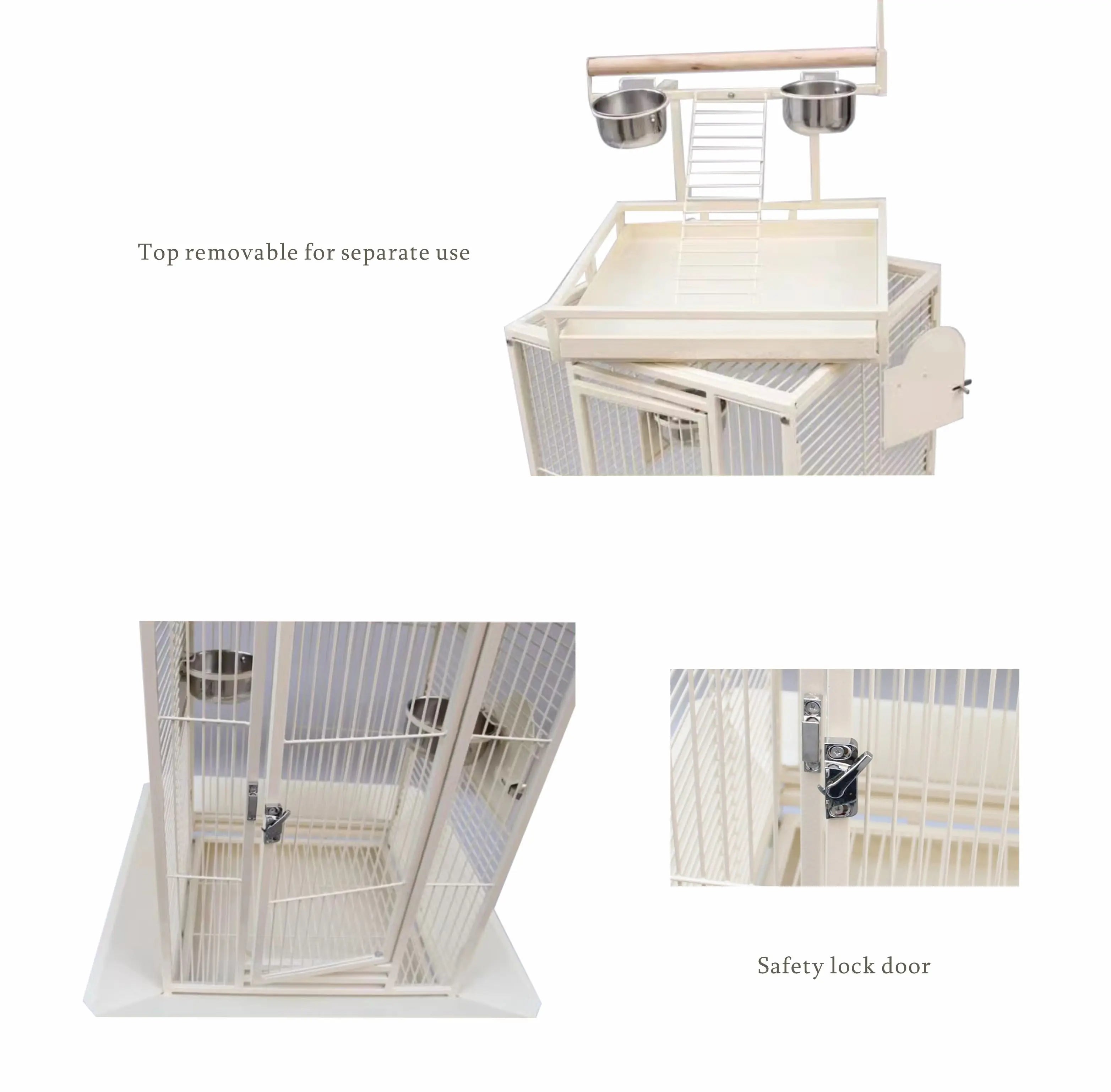 Outdoor Bird House And Large Iron Wire Large Portable Big Budgie, Cockatoo, Sunparrot, Mynah Birdcage