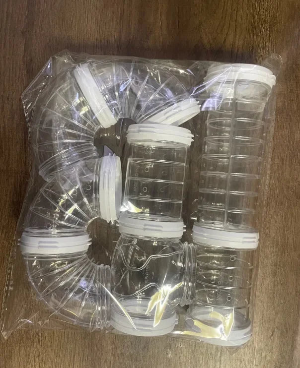 Hamster DIY Tunnel Maze Set – Modular Pipe System for Small Pets