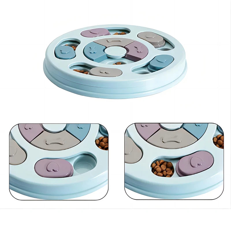 Interactive Dog Feeder Toy – Slow Food Dispenser for Mental Stimulation & Training