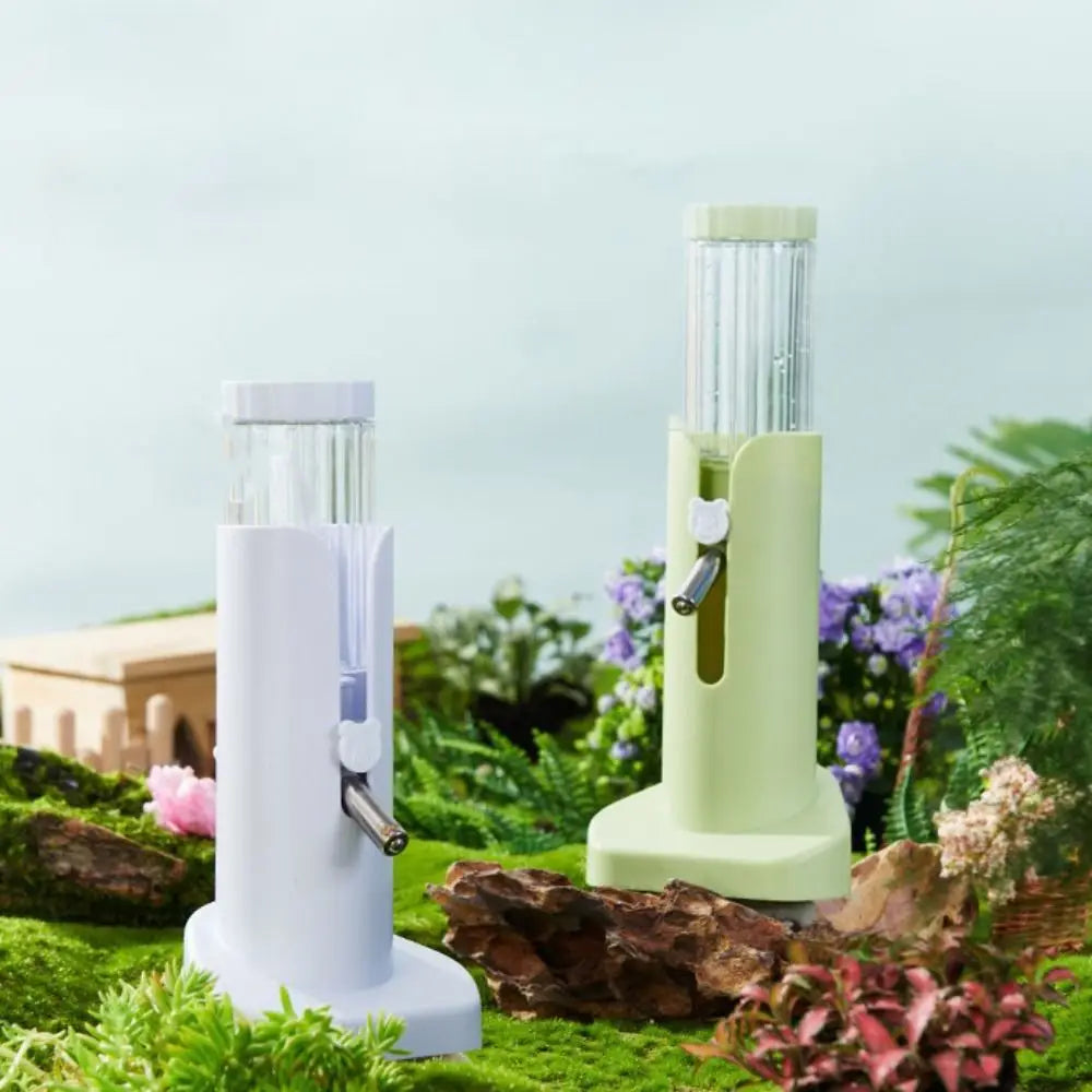Hamster Water Bottle with Stand – Leak-Proof & Height Adjustable Dispenser