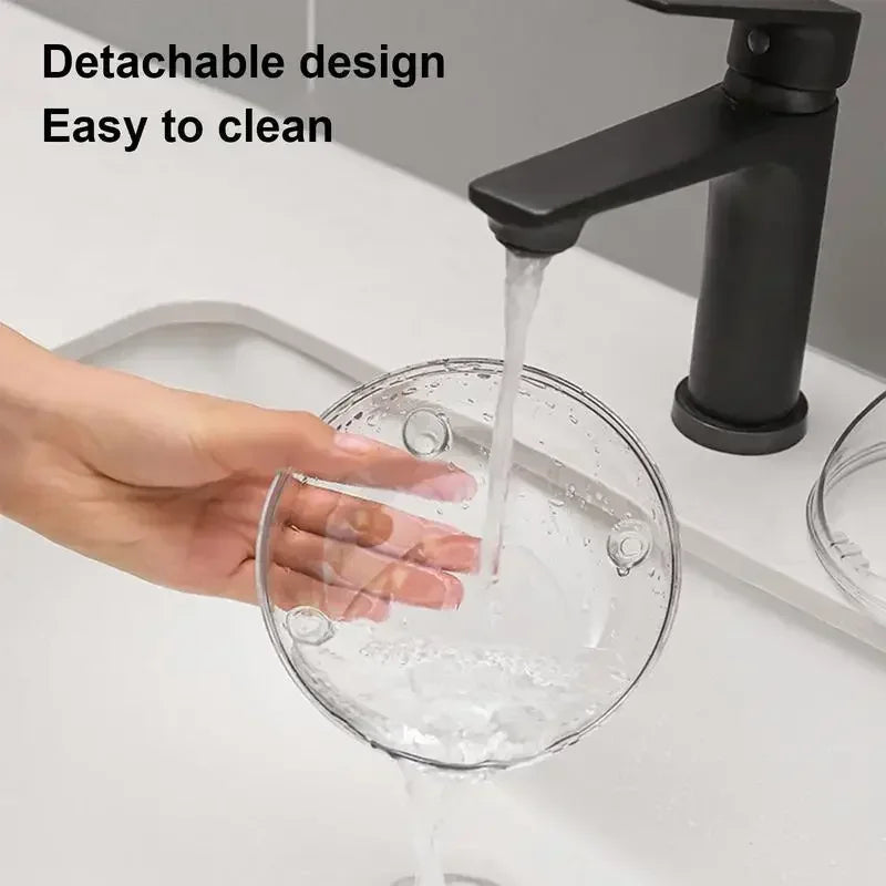 Hamster Sand Bath Container – Fully Transparent Anti-Spill Bathroom for Small Pets
