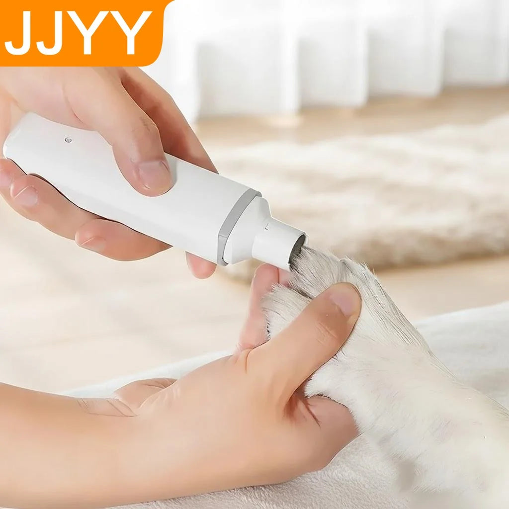 Electric Pet Nail Clipper Cats Dogs Trimmer Grooming Tool Sharpener Care Quiet Safe Painless Easy Use Pets Claw Clippers