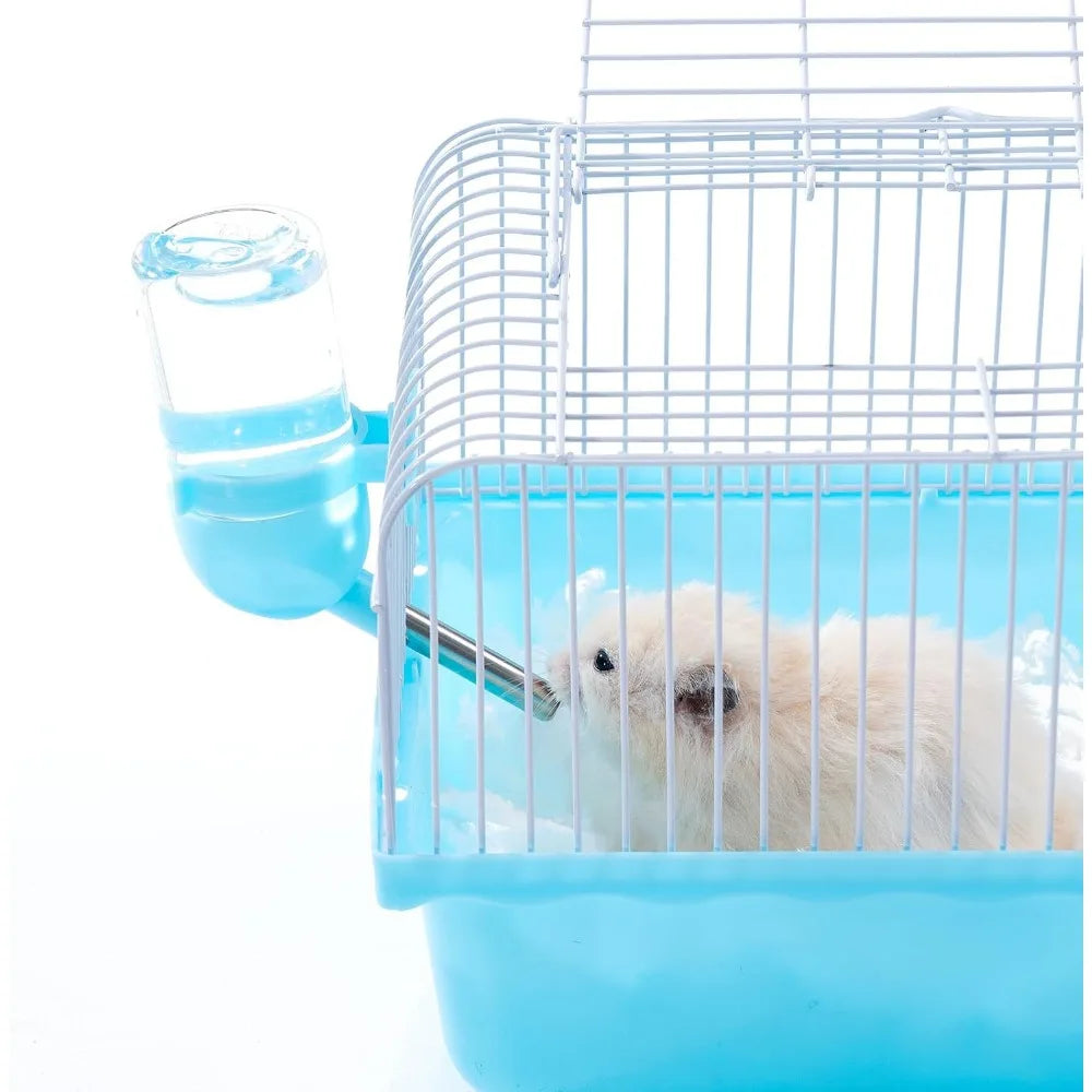 Portable Hamster Travel Cage – All-in-One with Wheel, Water Bottle & Food Bowl