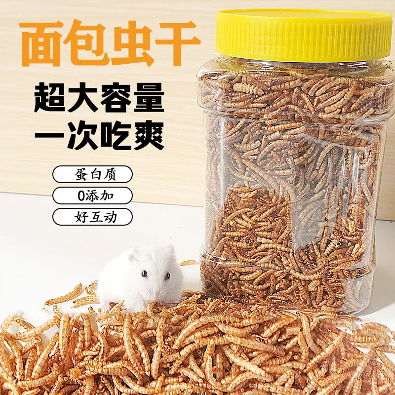 Hamster Food Snacks Birds Hedgehog Guinea Pig Pet Nutrition Feed Food Dried Bread worms