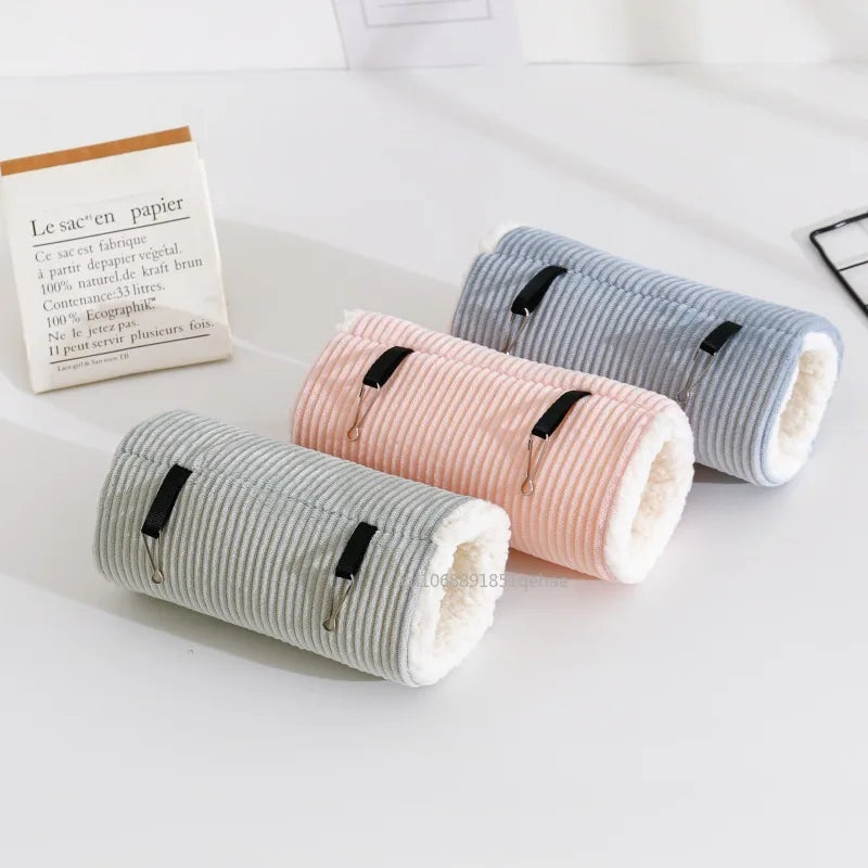 Hamster Plush Tunnel Hammock – Warm Cozy Nest for Small Animals