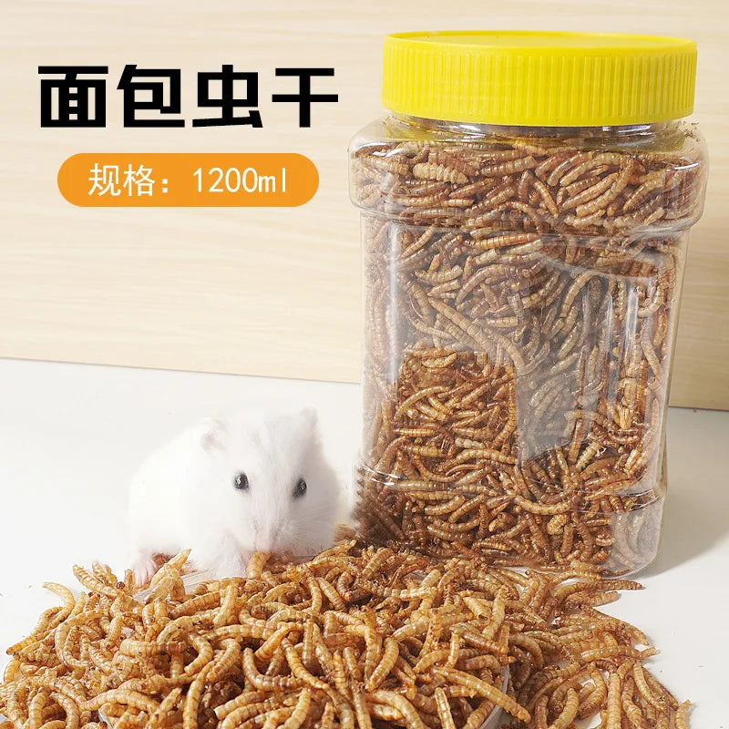Hamster Food Snacks Birds Hedgehog Guinea Pig Pet Nutrition Feed Food Dried Bread worms