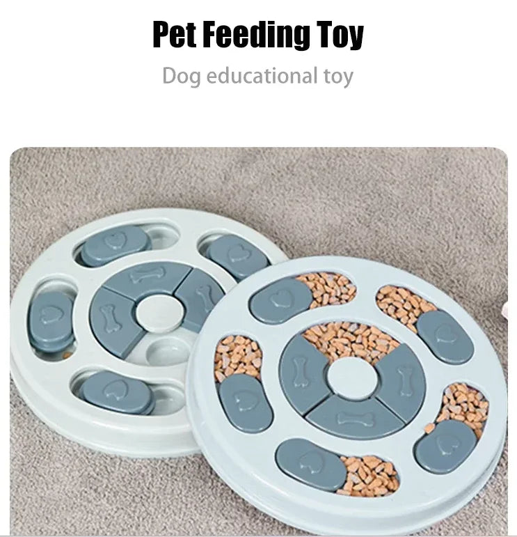 Interactive Dog Feeder Toy – Slow Food Dispenser for Mental Stimulation & Training