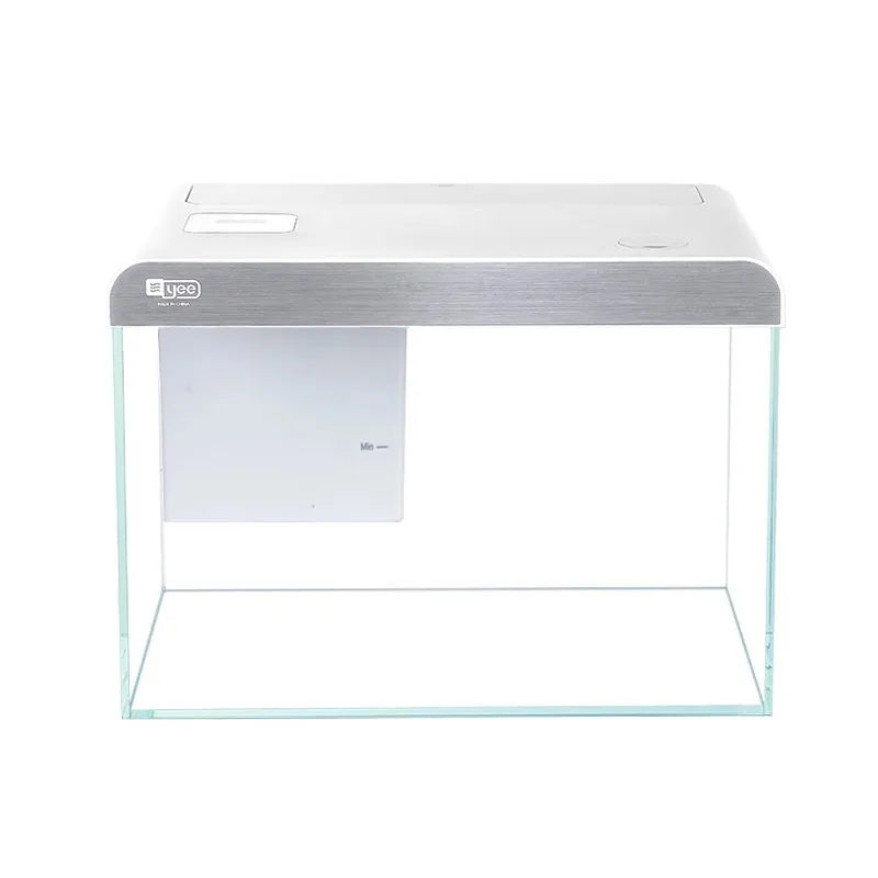 Ultra Clear Glass Desktop Aquarium Eco System Self Circulating for Home Office Living Room Coral Reef Fish Tank