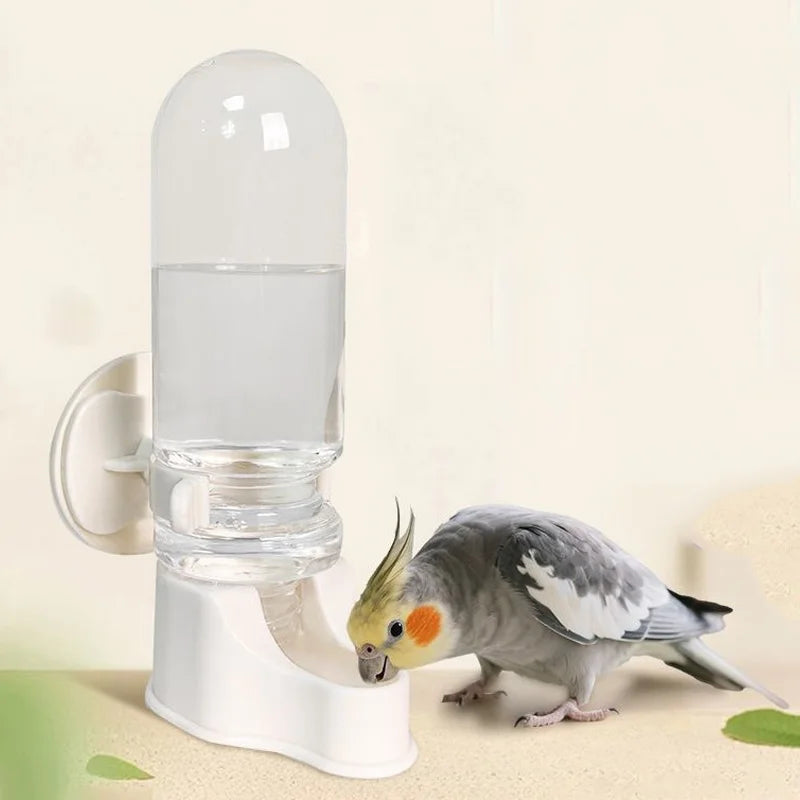 Bird Water Dispenser for Cage, Automatic Bird Water Feeder, Parrot Cage Food Bowl Drinker, Bird Cage Accessories