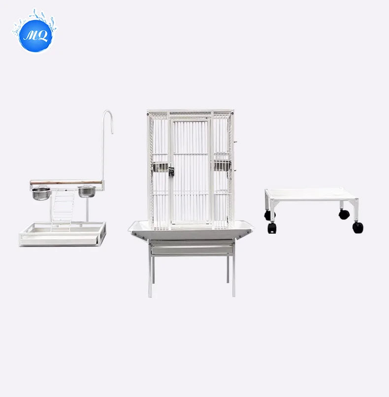 Outdoor Bird House And Large Iron Wire Large Portable Big Budgie, Cockatoo, Sunparrot, Mynah Birdcage