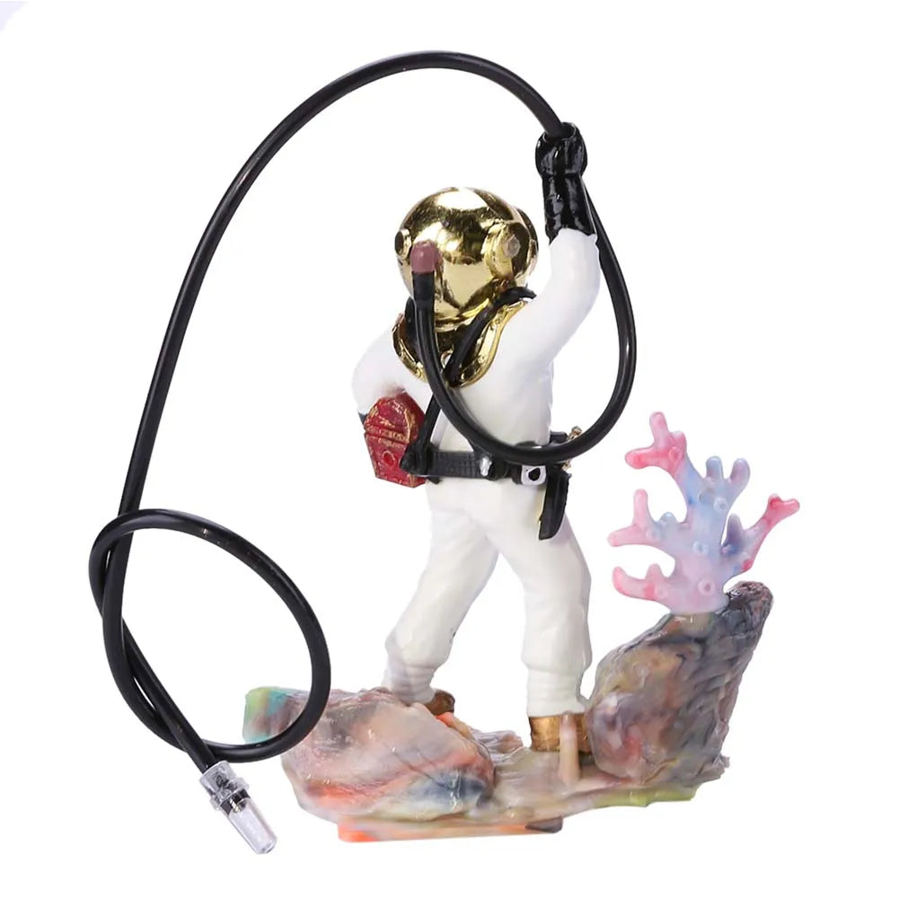 Aquarium Landscaping Oxygen Pneumatic Toy Diver Ecological Fish Tank Decorations